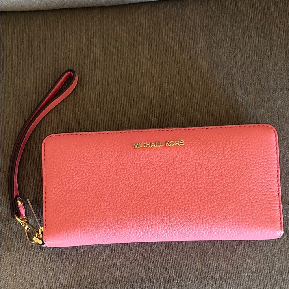 Michael Kors Pink Wristlet Wallet
